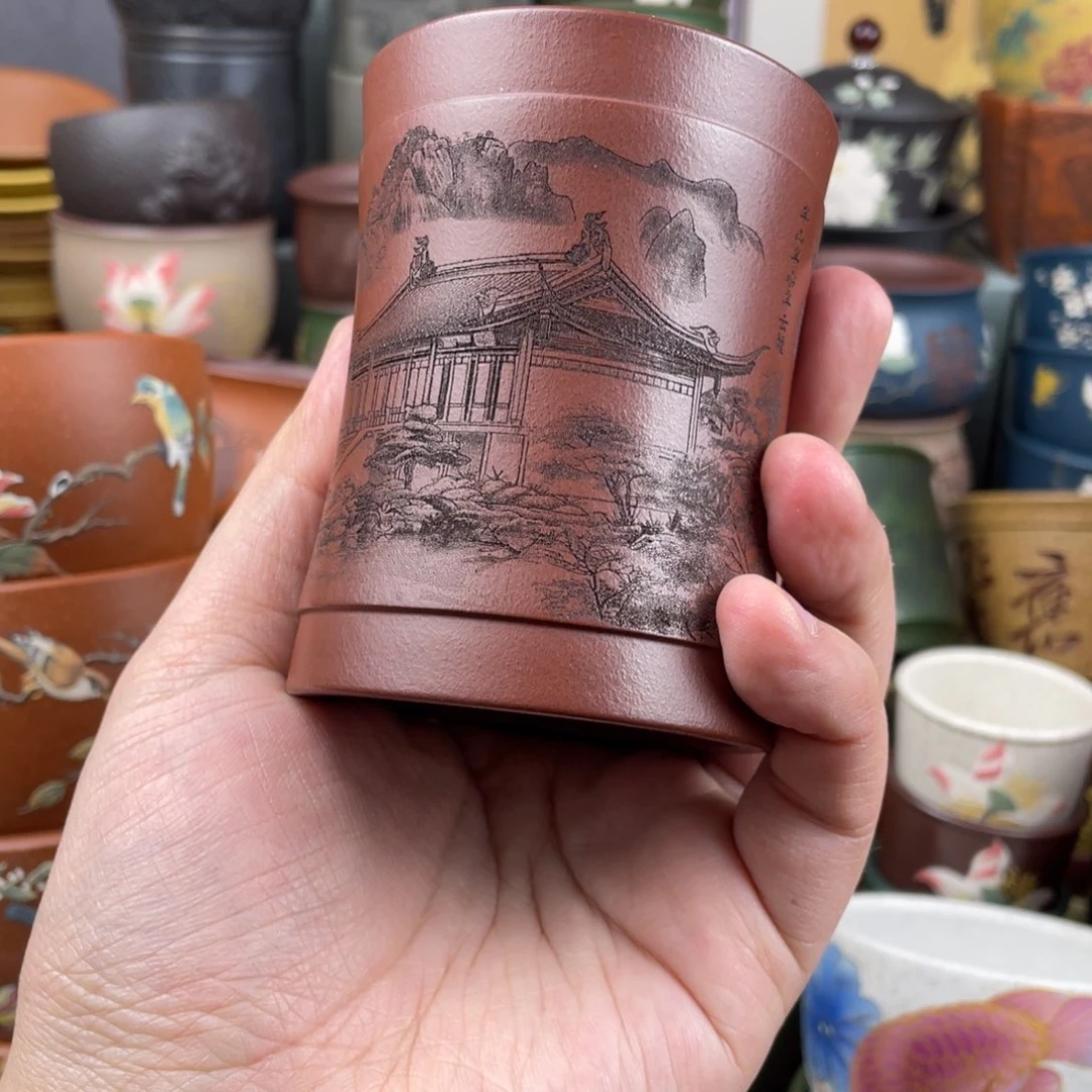 紫砂茶杯紫砂茶杯