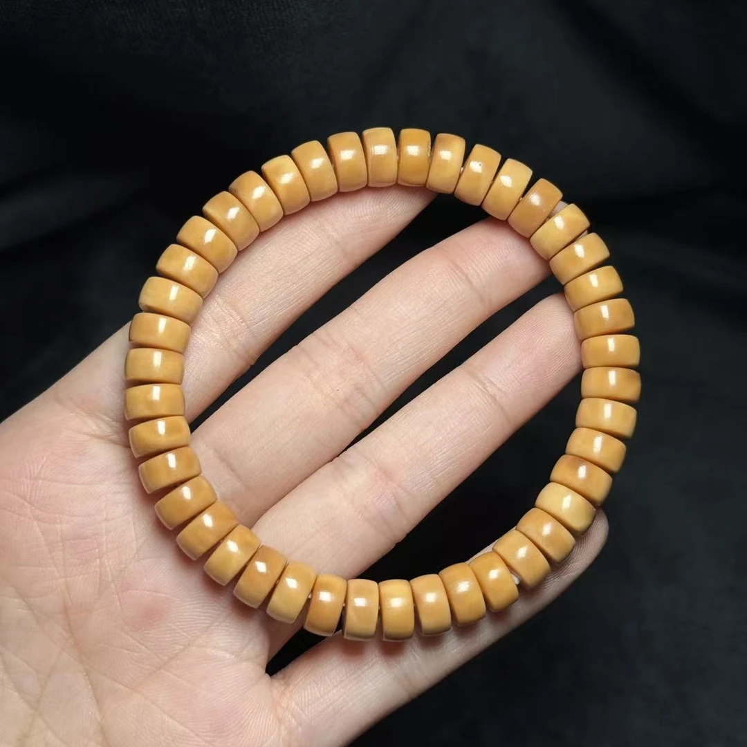 【刘云天专属】L758 龙脊菩提药片手串9×5mm