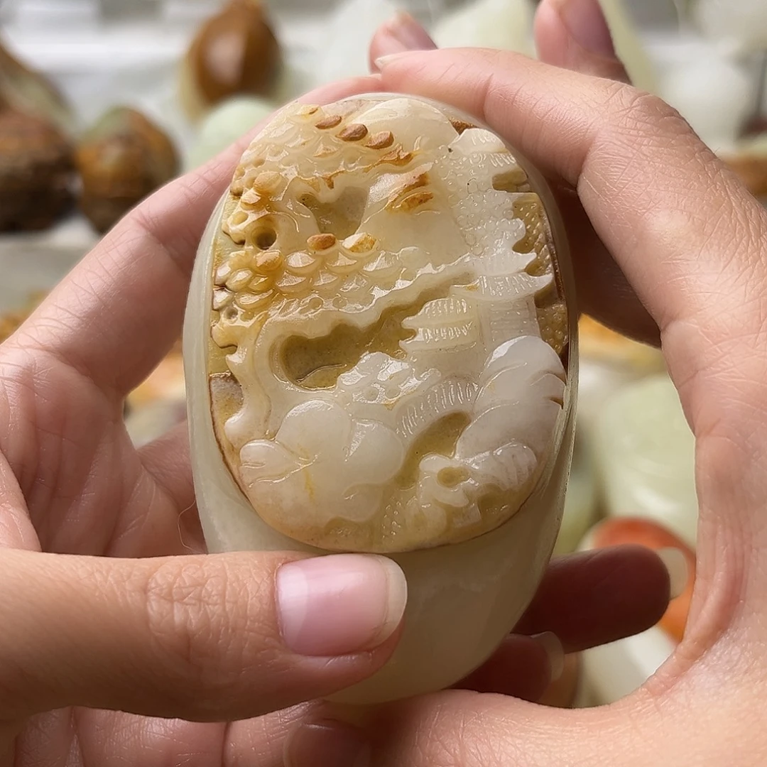 石材古青石不退换山水
