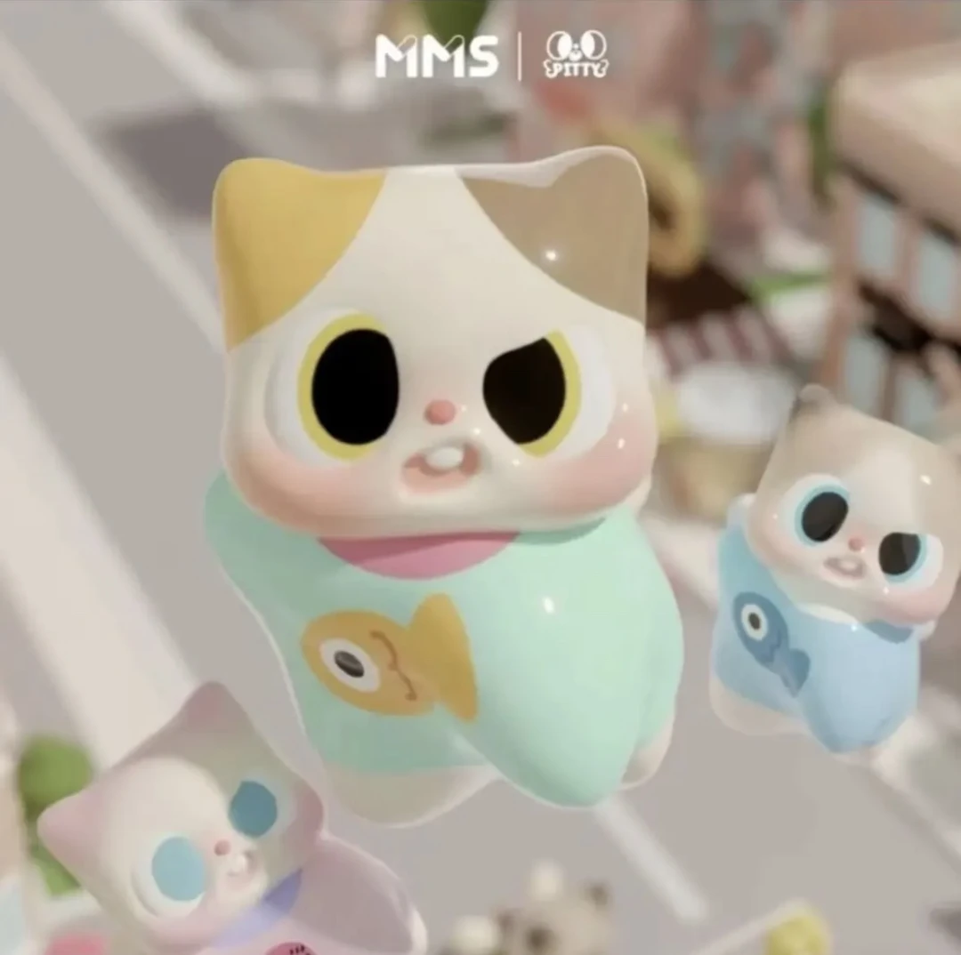 【明款确认款】Pitty2代猫猫日常萌粒盲盒潮玩