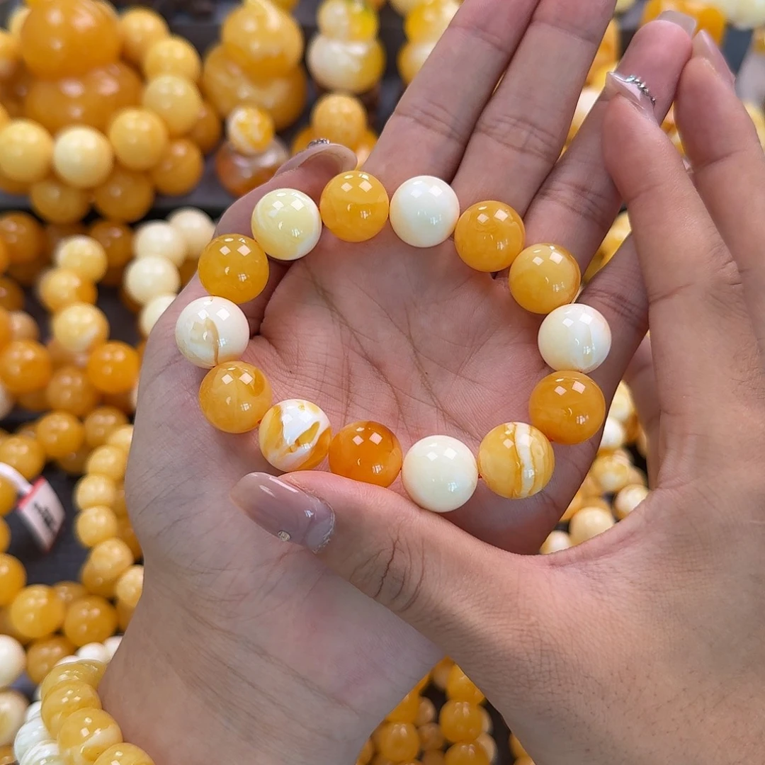 蜜蜡未镶嵌珠宝奇石15mm