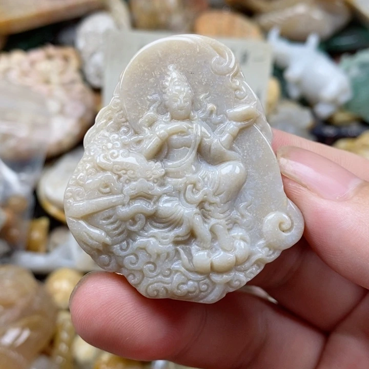 硅化珊瑚（珊瑚玉）未镶嵌颈饰用****5