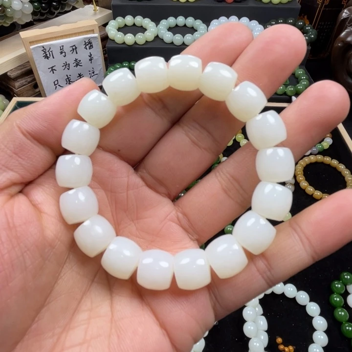 和田玉手串未镶嵌