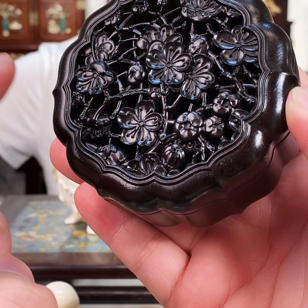 成套家具黑酸枝木类紫光檀香盒