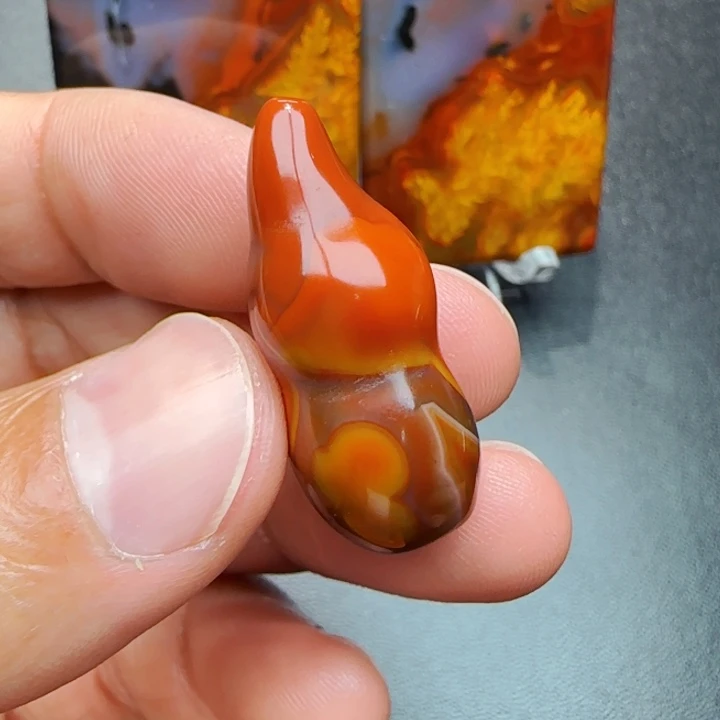 玛瑙/玉髓战国红未镶嵌用***1