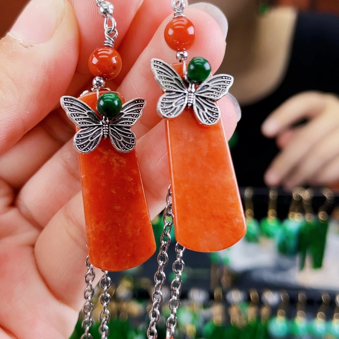 未镶嵌翡翠耳饰饰品