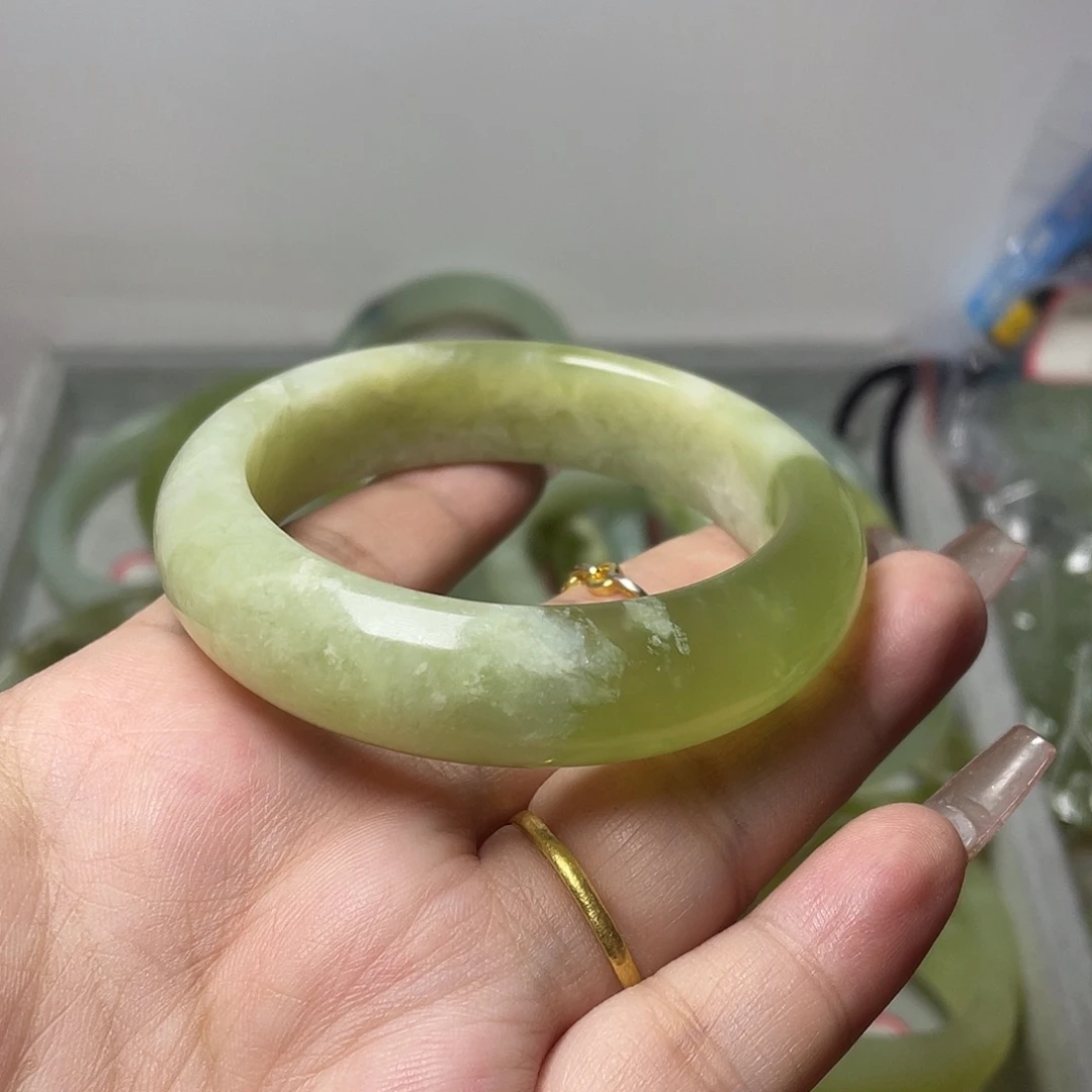合金蛇纹石玉手镯