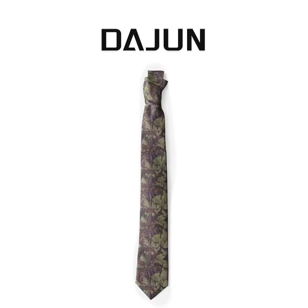 DAJUN大俊 复古印花领带