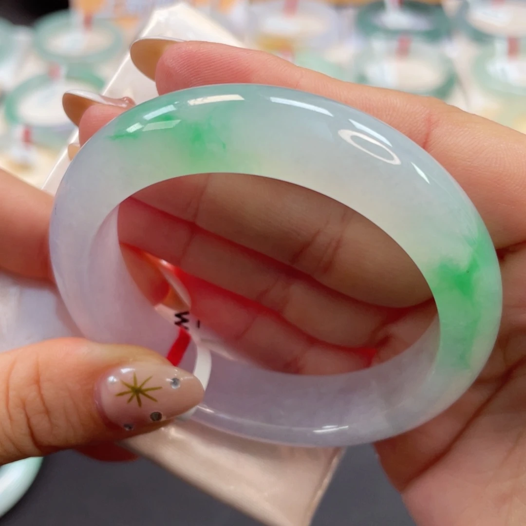 未镶嵌手镯翡翠聪****高冰春彩轮胎终极毕业班