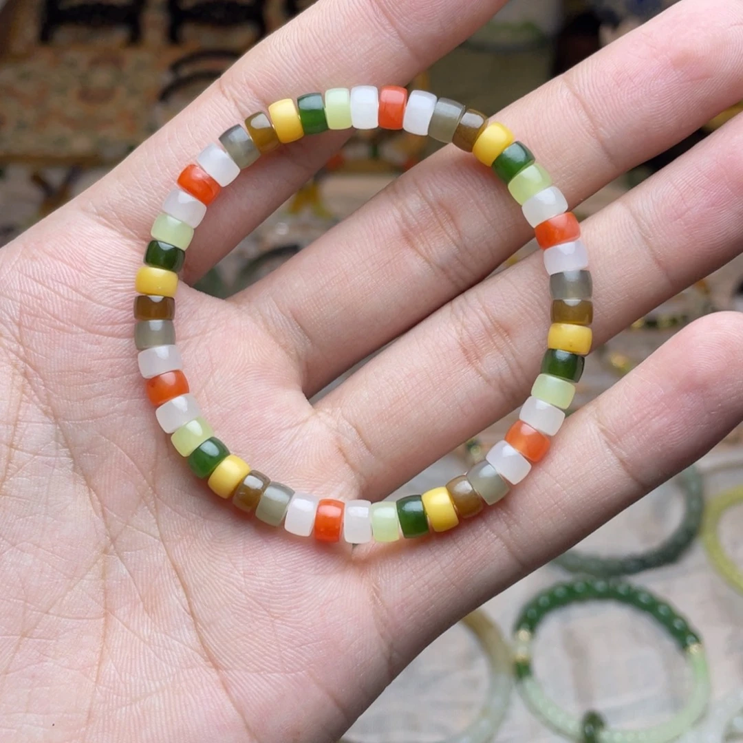 和田玉未镶嵌手链