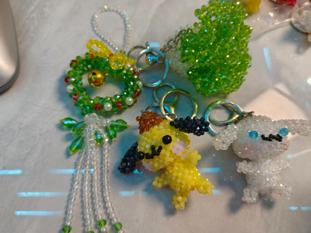 水晶手工车载挂件