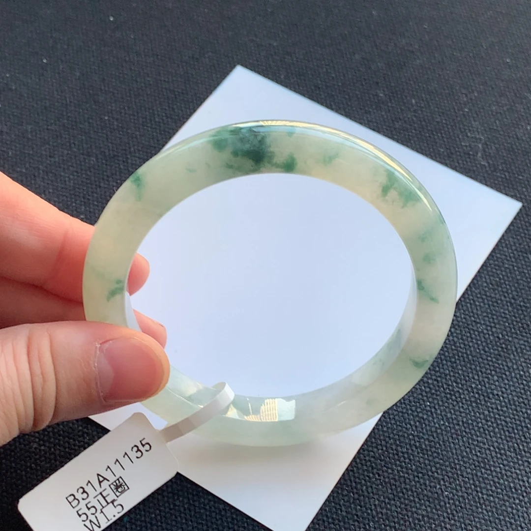 翡翠未镶嵌手镯17号