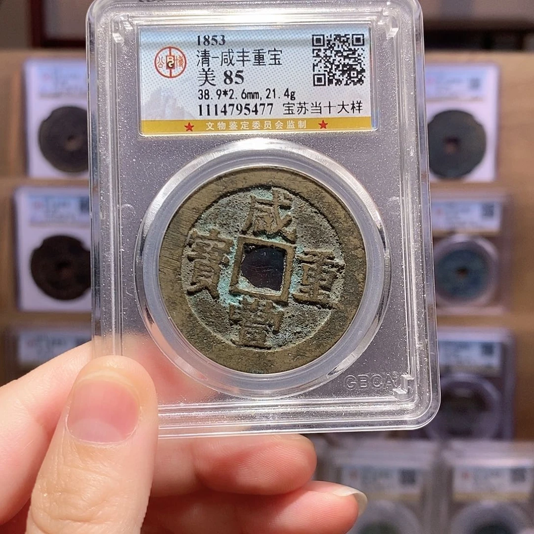 铜咸丰苏当十 大样 5477