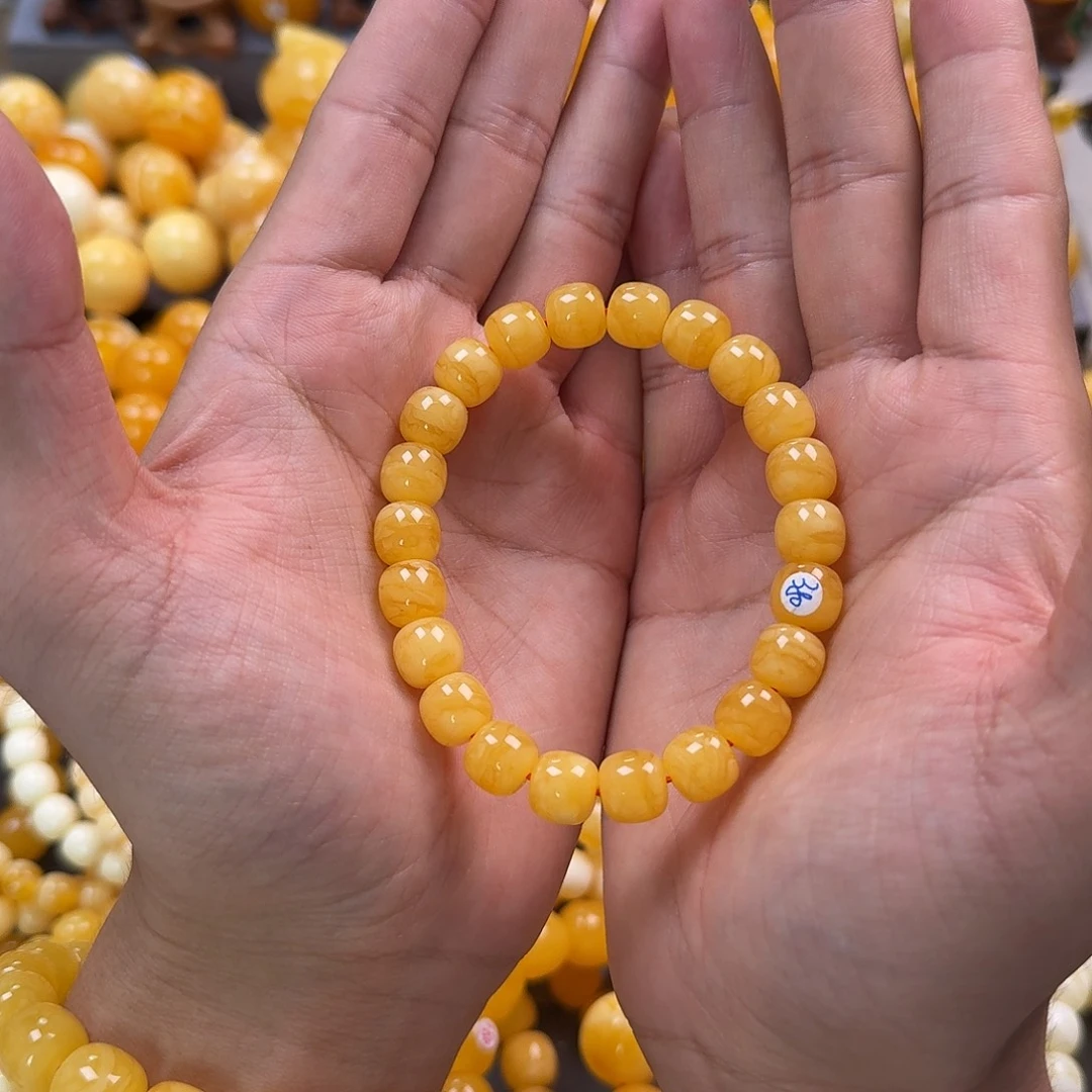 蜜蜡未镶嵌珠宝奇石同料10mm