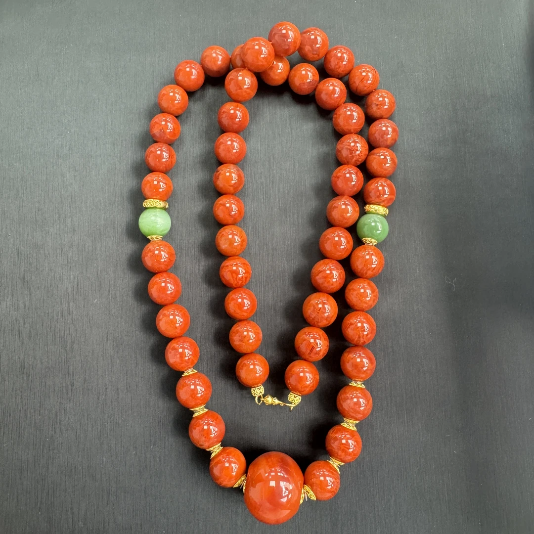 11mm18k南红DIY项链/12067809000