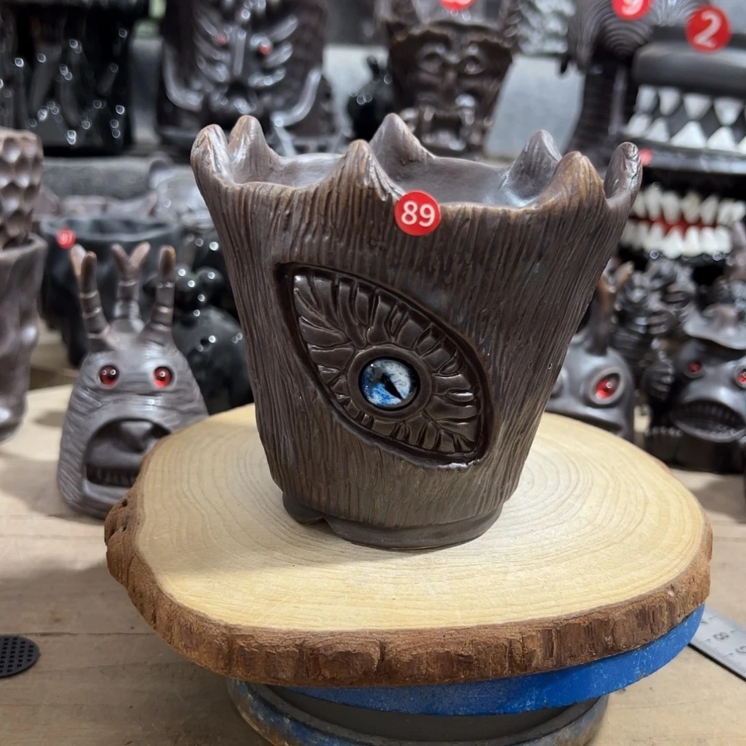 89号，手捏手刻，内口10.5外高10.5