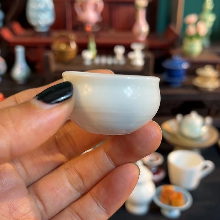 摆件微陶老王迷你花瓶