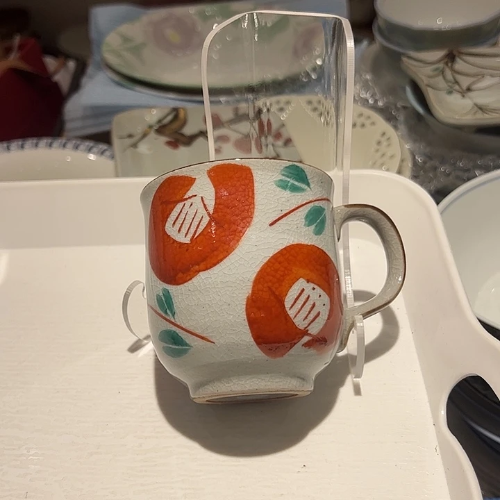 羿***瓷复古吃会马克杯陶 漏出