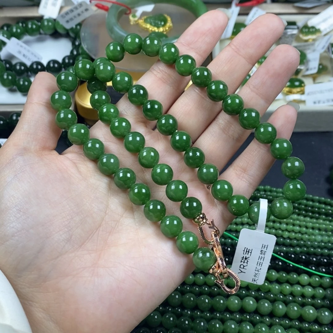 和田玉（碧玉）颈饰未镶嵌10m