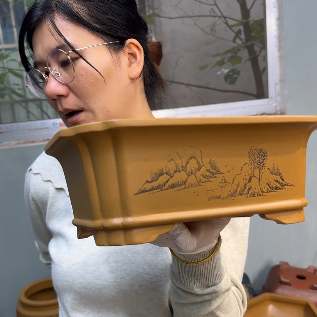 紫砂花盆紫砂口径28