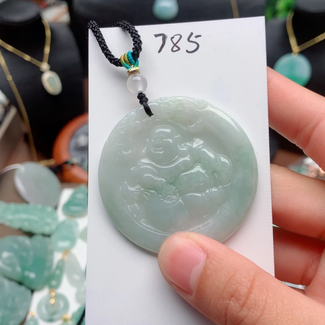 翡翠颈饰未镶嵌吊坠