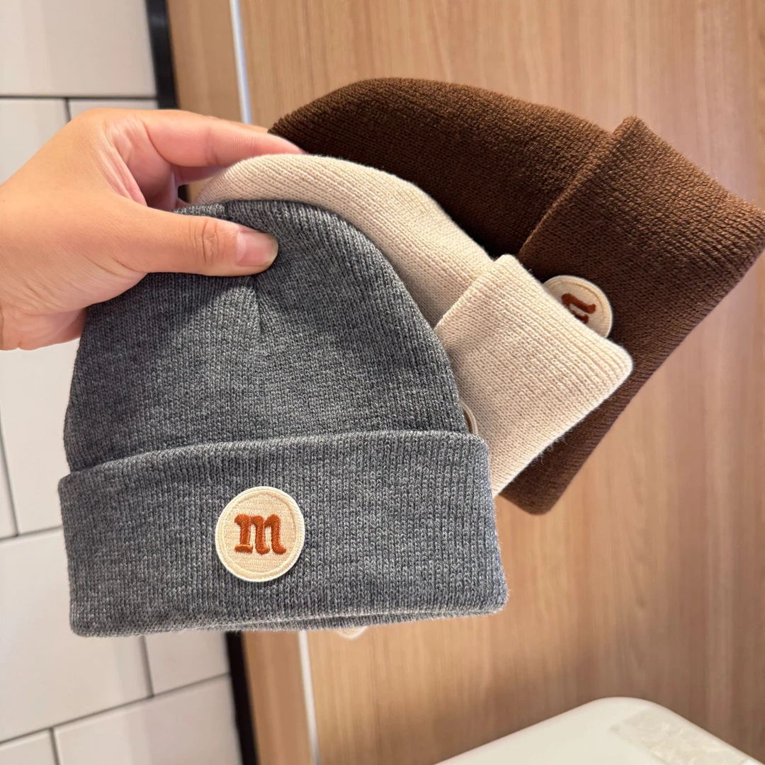 婴儿帽子秋冬季可爱超萌男女童保暖护耳帽宝宝薄款冬季针织毛线帽