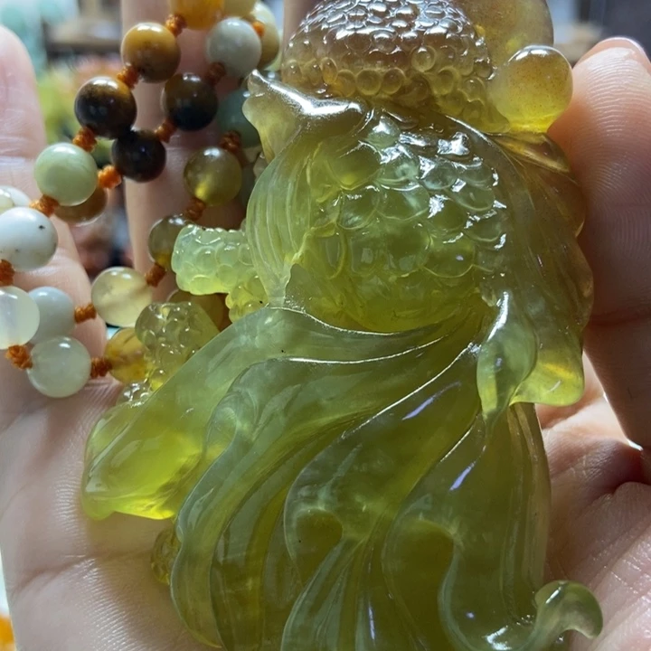 H***n未镶嵌蛇纹石玉颈饰