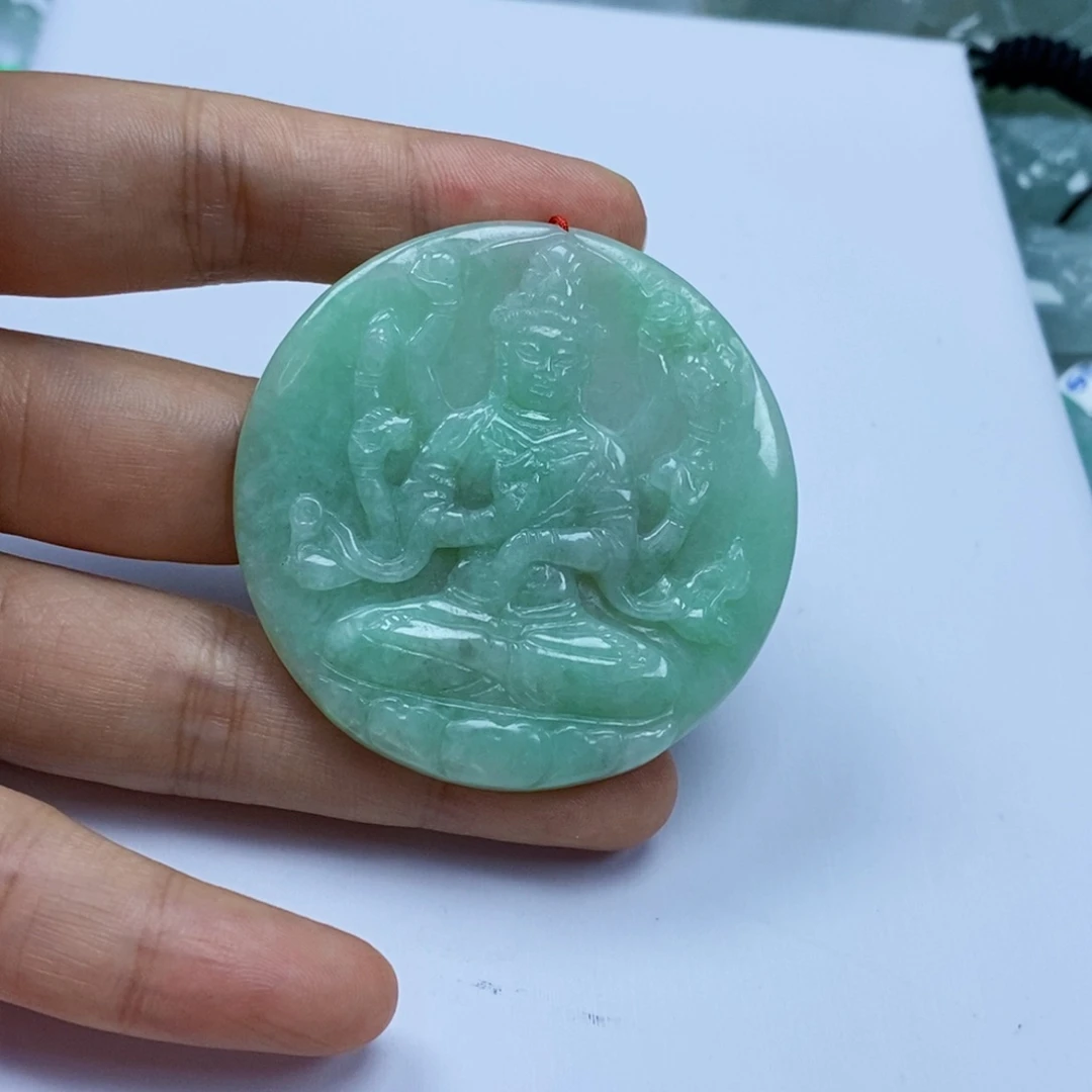 翡翠未镶嵌颈饰天然翡翠