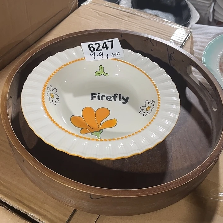 瓷微瑕外贸餐具6247