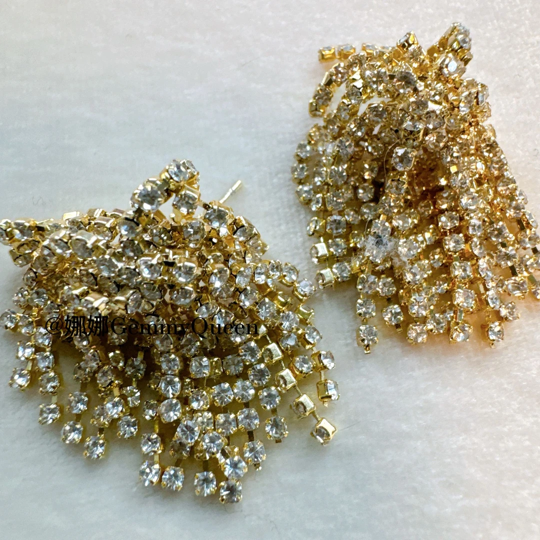 铜合金合成锆石耳饰 娜娜GemmyQueen耳环GQ04751