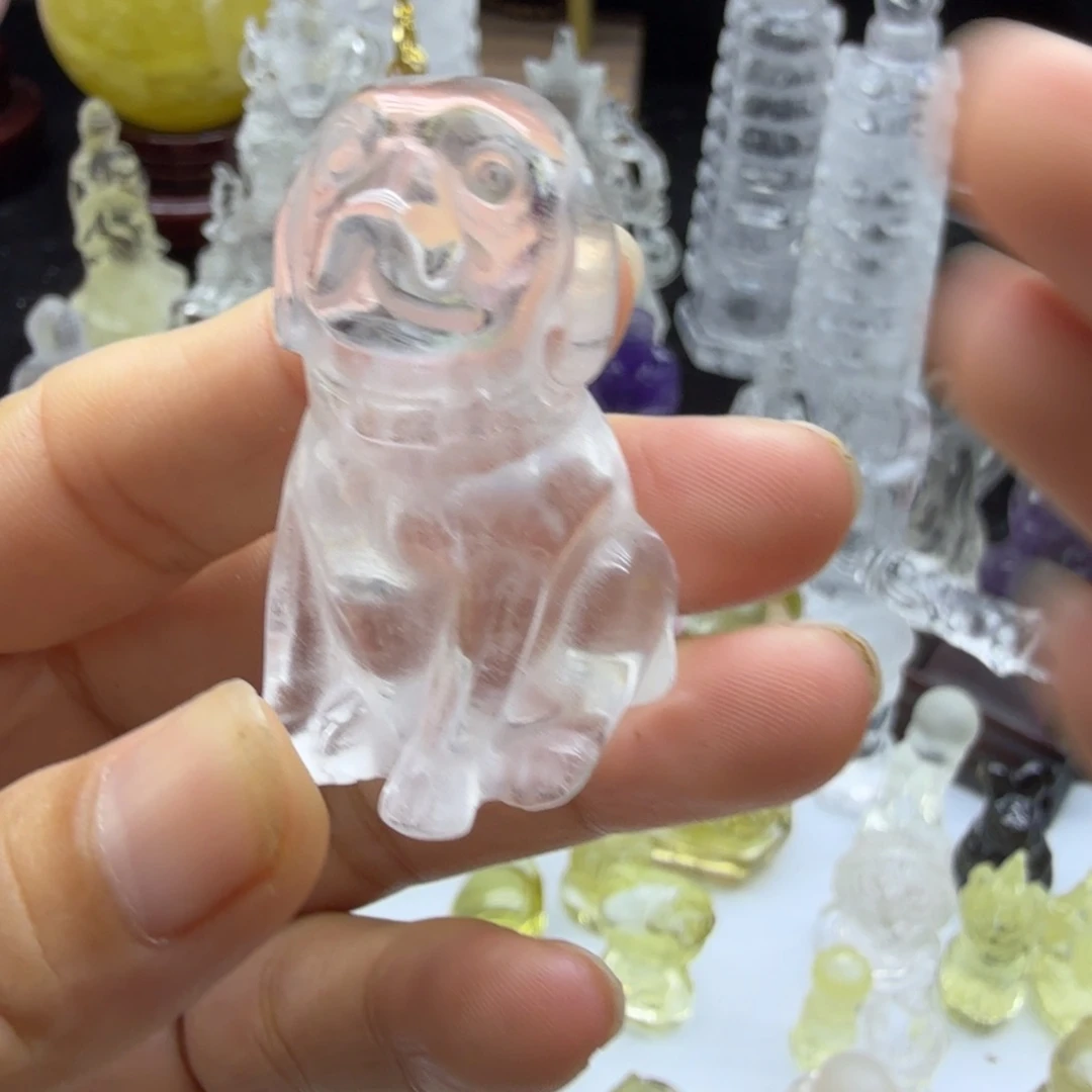 水晶未镶嵌珠宝半成品
