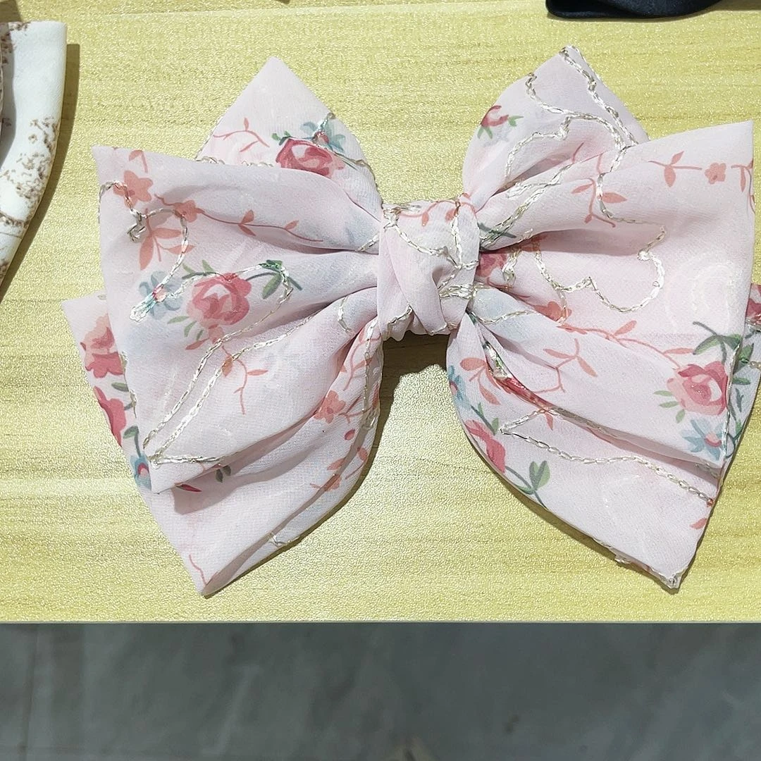 布艺铁合金蝴蝶结发夹