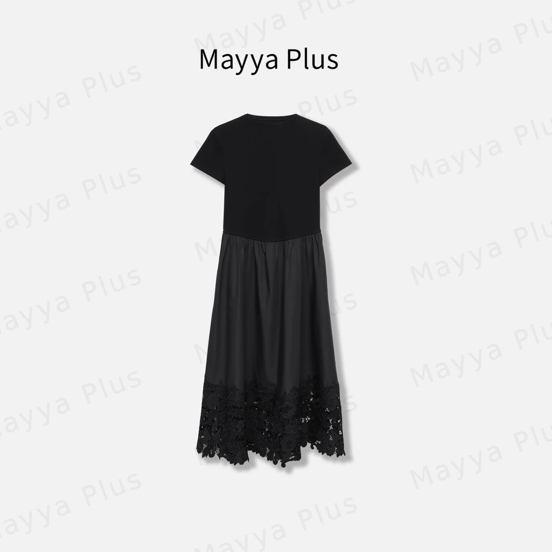 【大女主】Mayya Plus麦芽定制轻奢气质显瘦款梭织连衣裙32518797