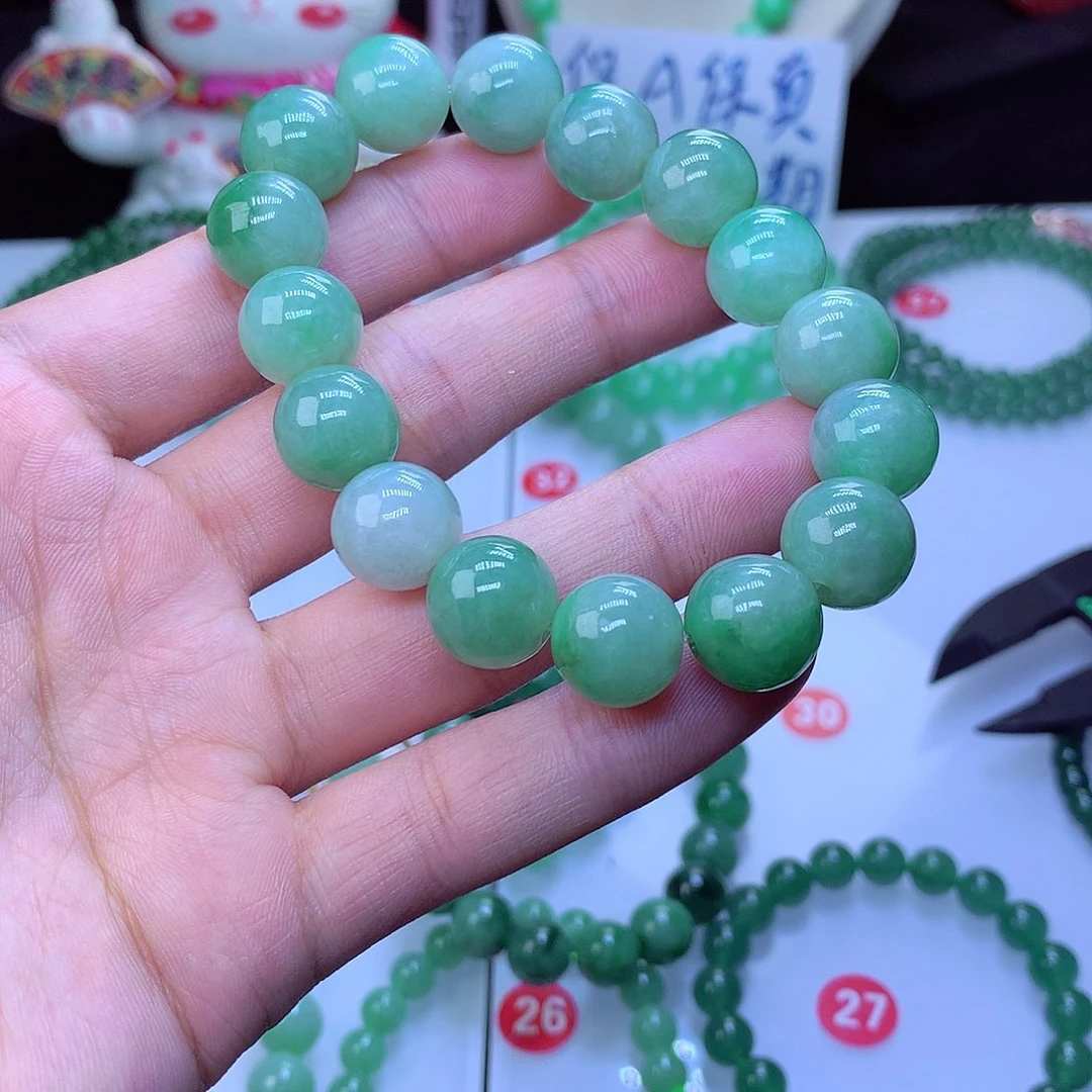 翡翠毛衣链未镶嵌