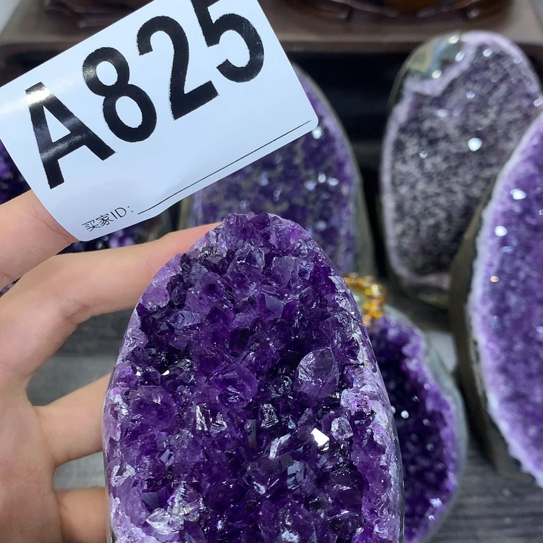 紫晶珠宝半成品未镶嵌825