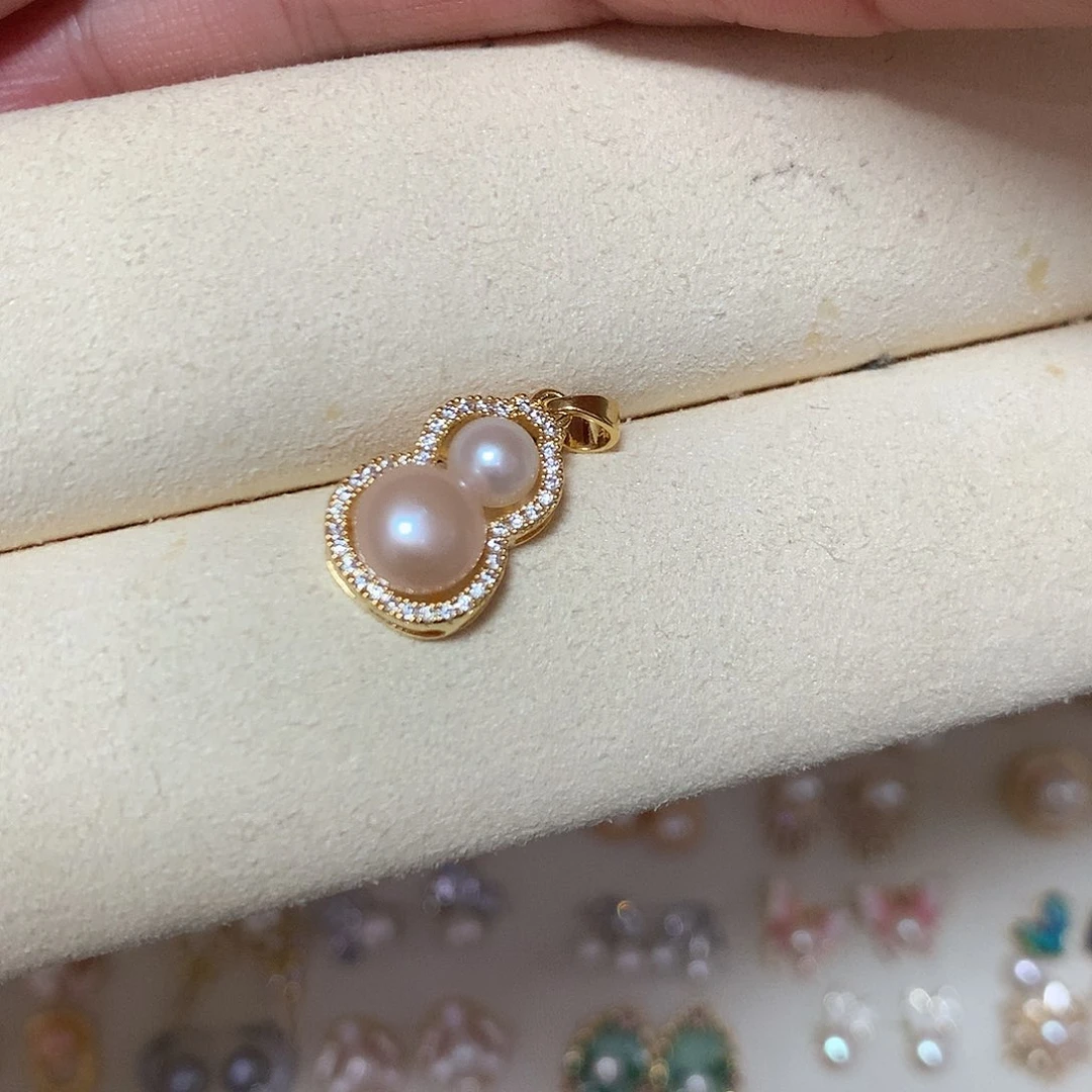 淡水珍珠颈饰合金喵**民