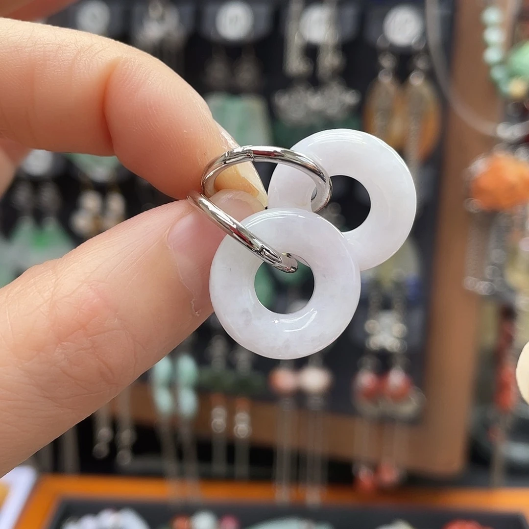 翡翠耳饰银S925镶嵌386ghjhhhj