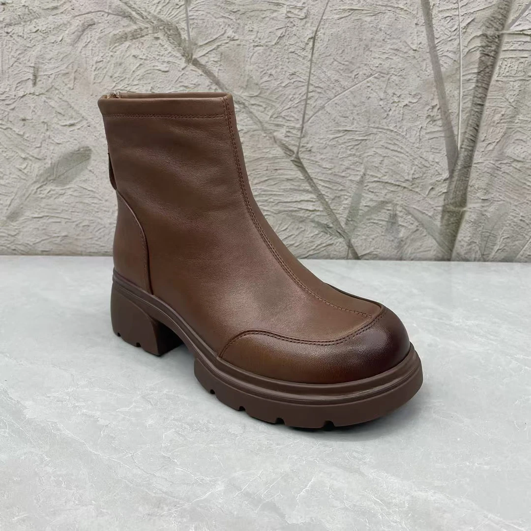 短靴女女靴子（牛皮）53414-5985 （孤品）f/e/c/b区37/39/38码