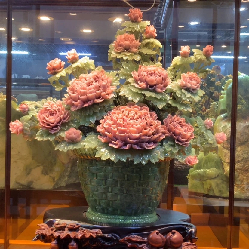 【闪购商品】未镶嵌蛇纹石玉摆件覆膜