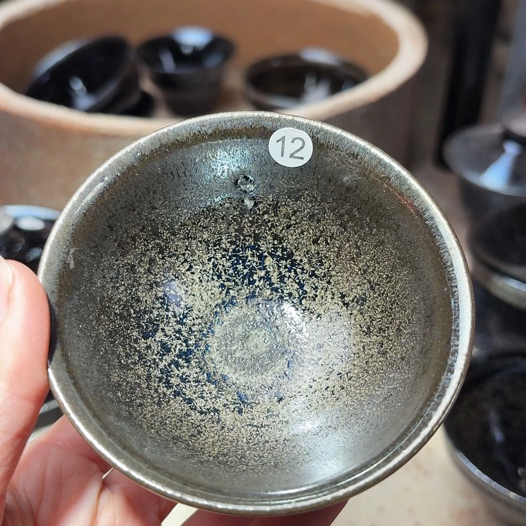 茶盏义兴龙窑柴烧建盏12火标