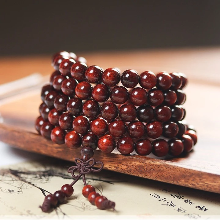 非金属木质手链 功德无量念珠手链
