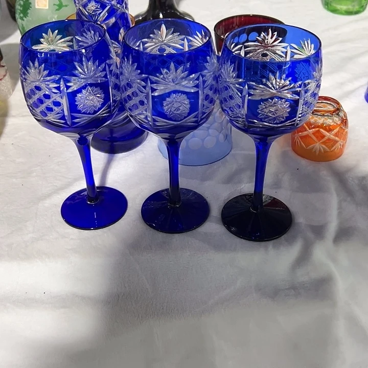 你***呢手柄款水晶玻璃微瑕三个