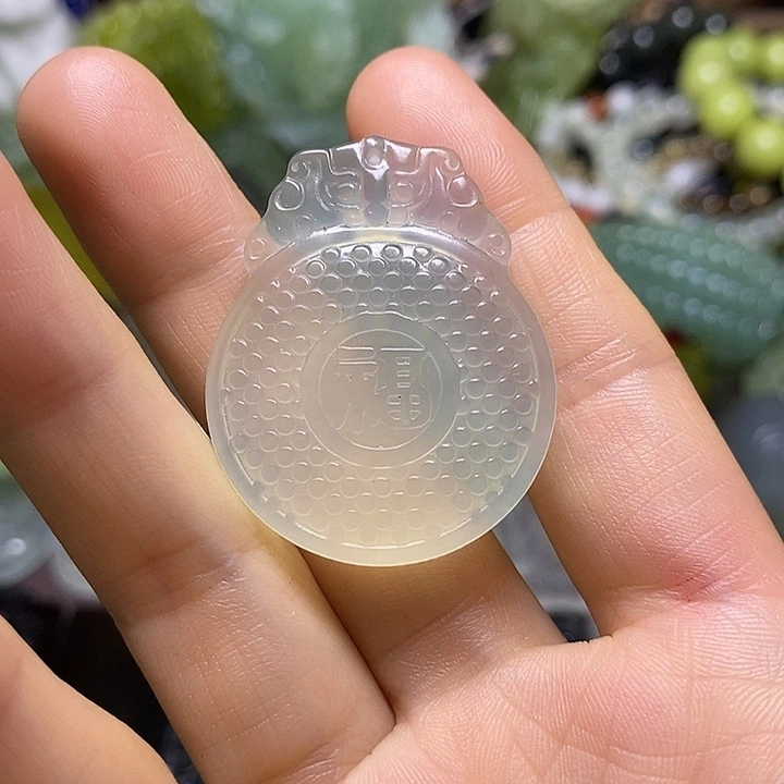 岫玉未镶嵌岫玉颈饰