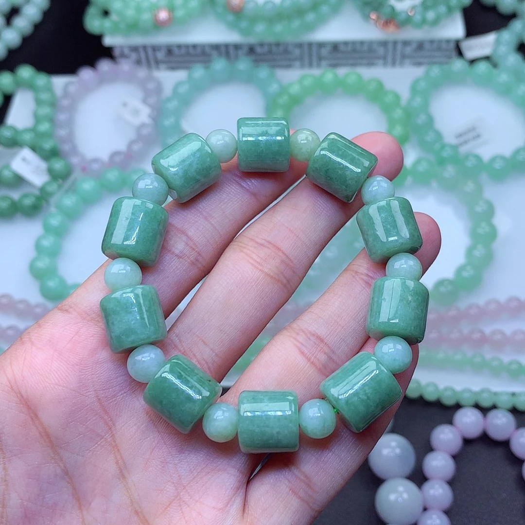 翡翠未镶嵌毛衣链