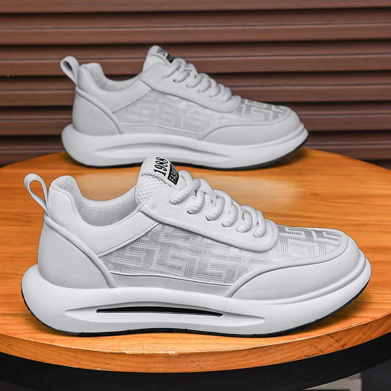 老爹鞋男夏季新款网面透气轻便软底运动鞋男士时尚厚底增高休闲鞋