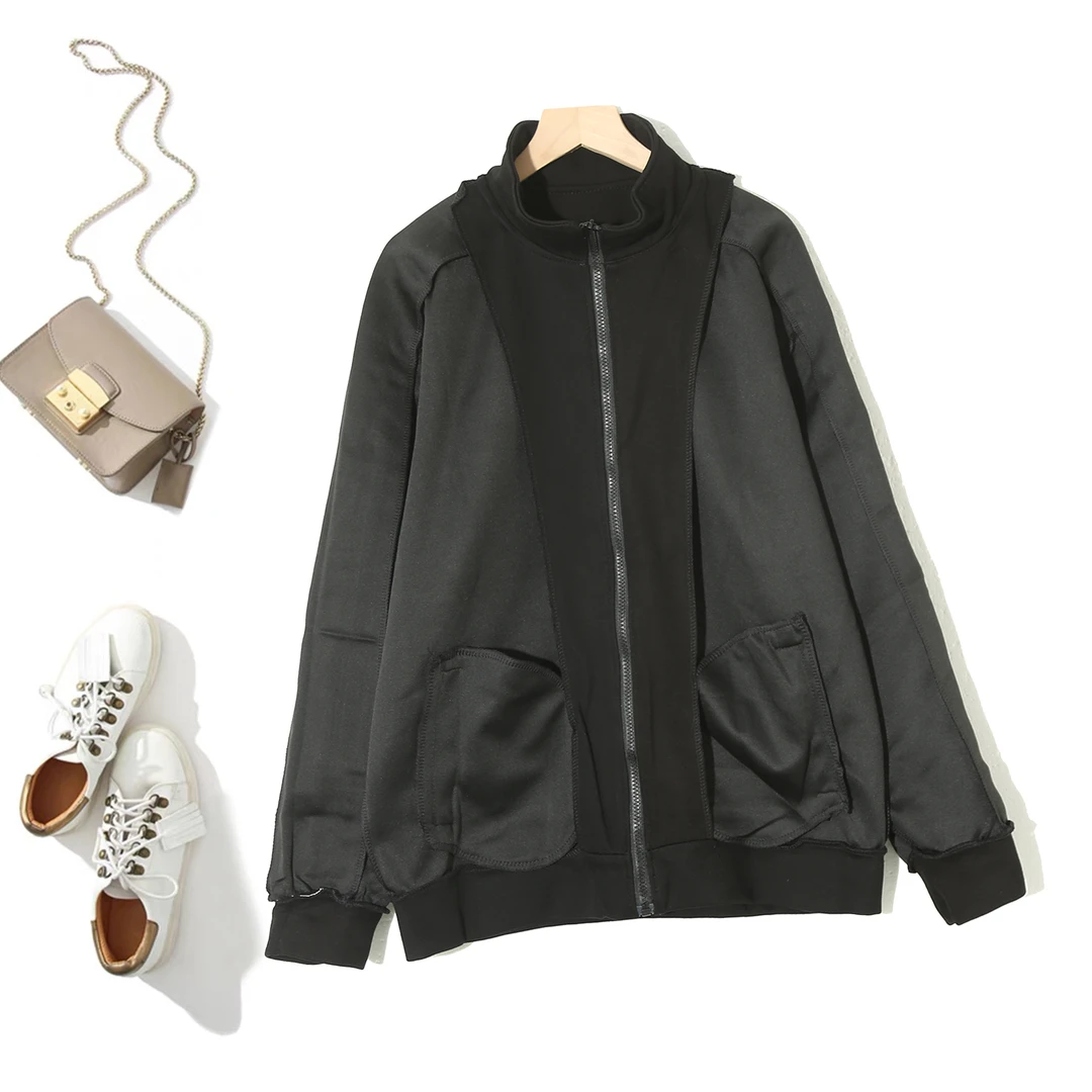 通勤男友风连帽春秋季设计感卫衣外套情侣款时尚外套春秋P-2G382