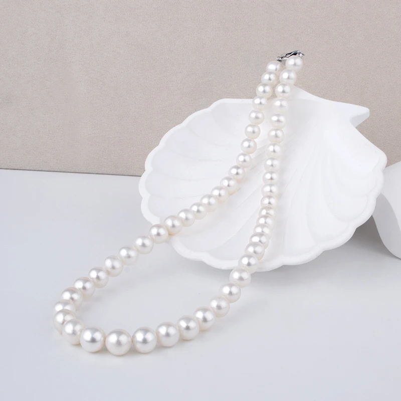 【母亲节福利款】8mm女款淡水珍珠项链S925银送礼自戴高级款