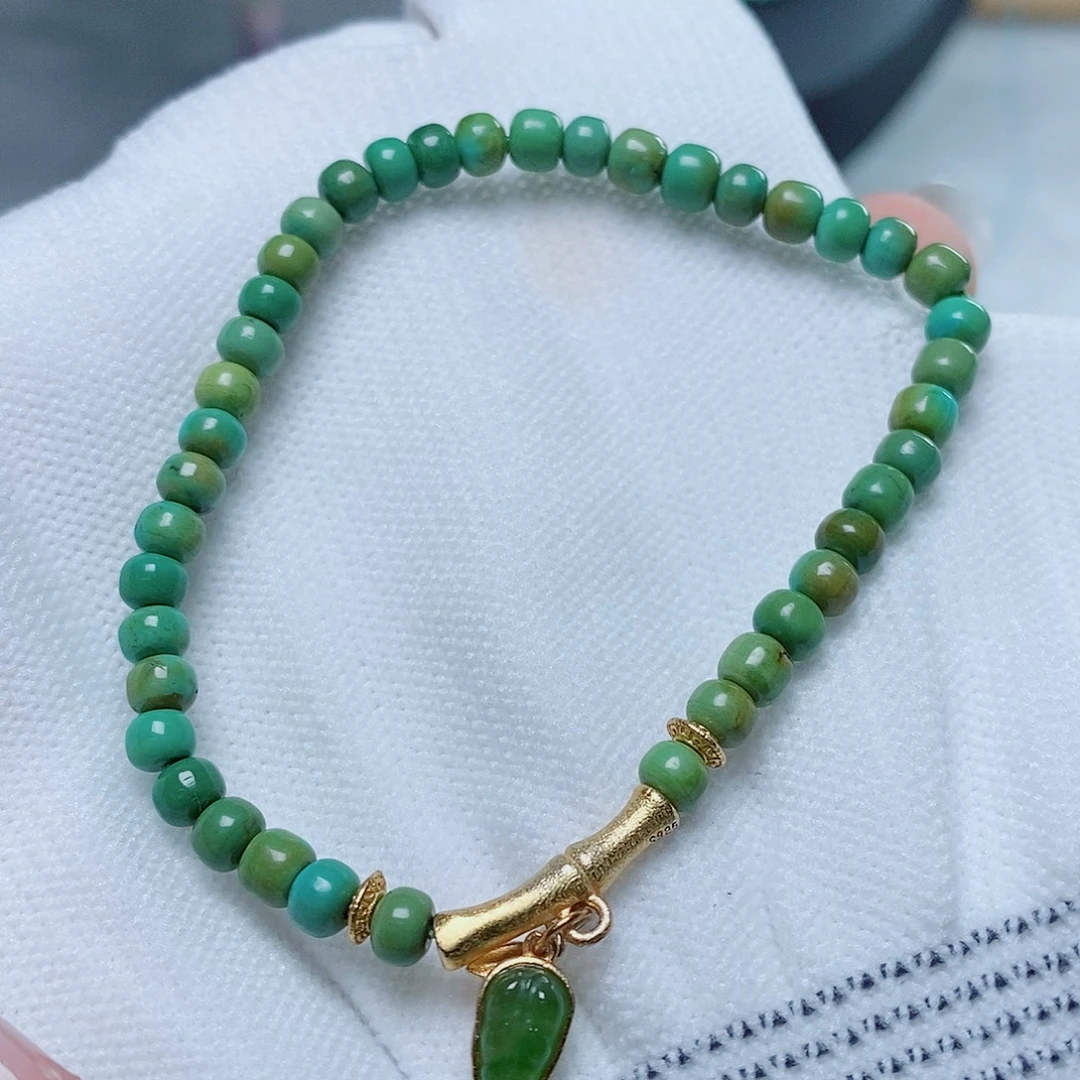 未镶嵌绿松石珠宝半成品