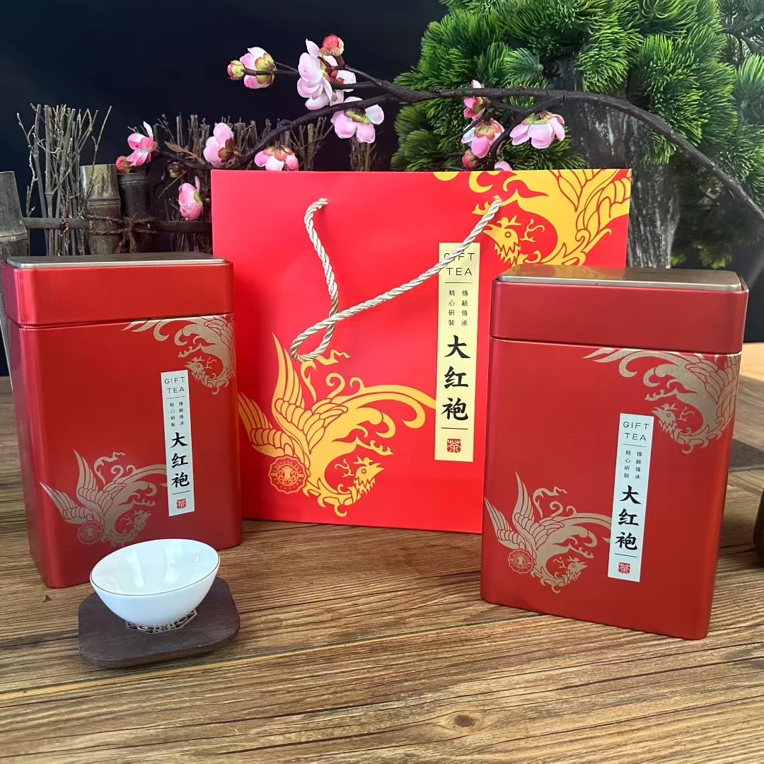 【展哥优选】武夷岩茶凤朝阳浓香型大红袍两罐500克礼袋装
