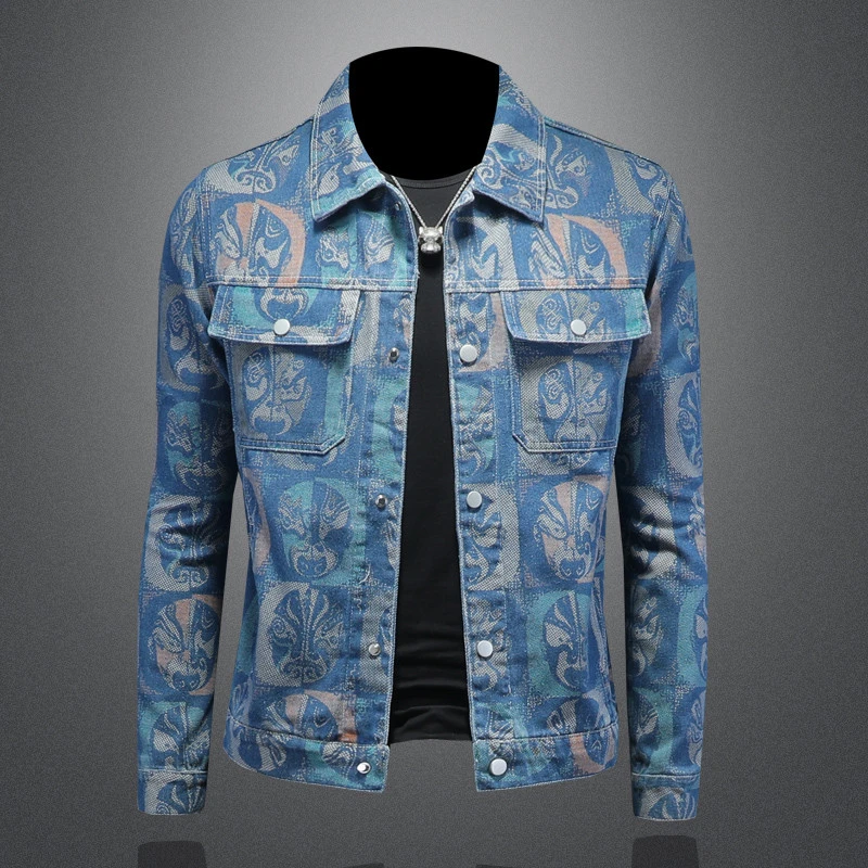 Vaesric Poseidon/瓦萨琪波塞冬欧洲站牛仔外套男装秋冬新款夹克